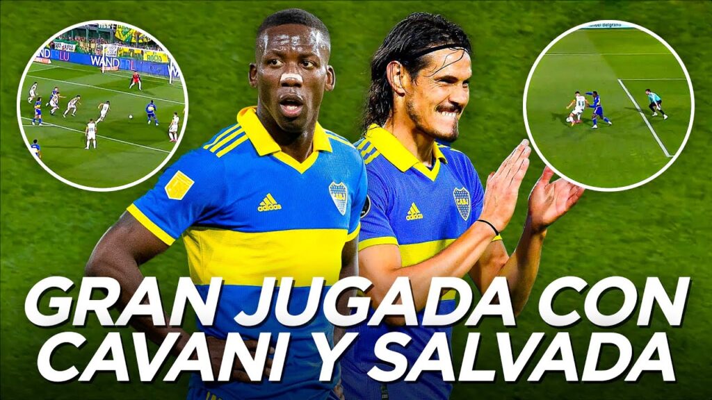 GRAN COMBINACIÓN DE LUIS ADVÍNCULA CON EDINSON CAVANI Y EVITA GRAN OCASIÓN DE GOL CON BOCA JUNIORS