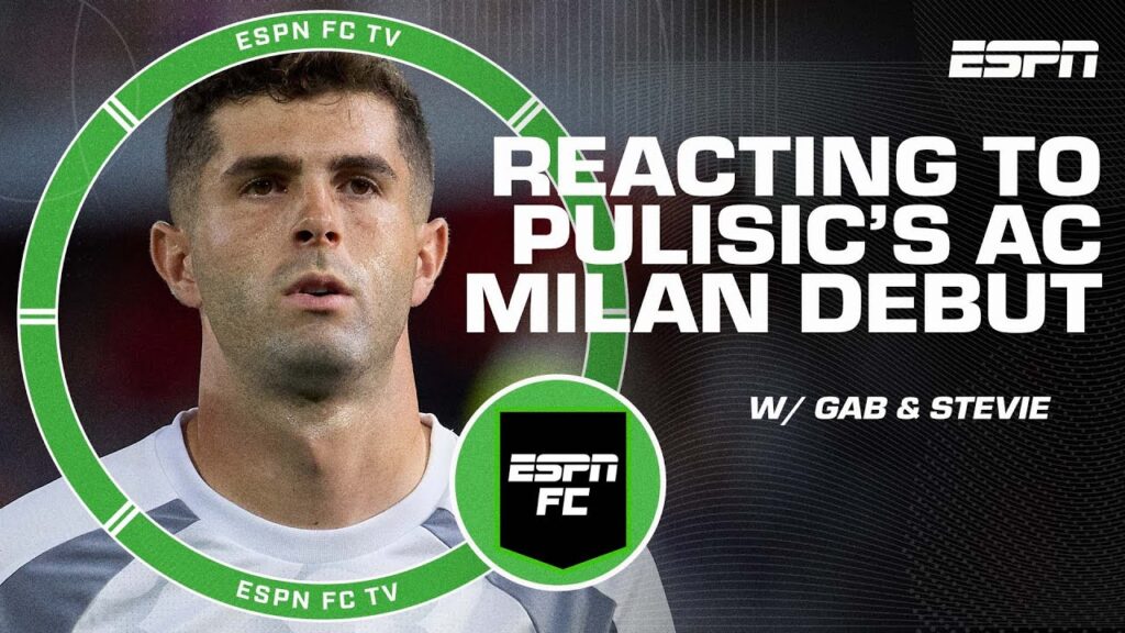 Couldn’t have gone any better 👏 Reaction to Christian Pulisic’s debut at AC Milan | ESPN FC