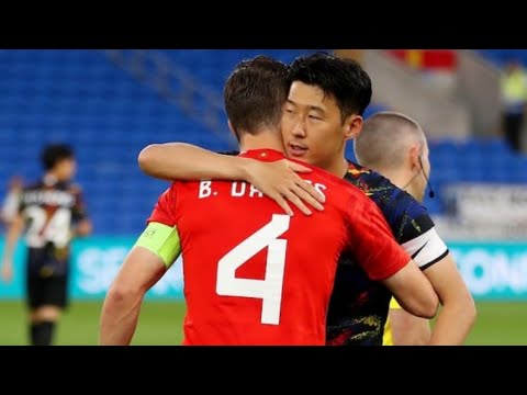 FULL-TIME: Wales 0-0 South Korea: Heung-Min Son 손흥민 With Spurs Team Mates Davies, Johnson, Rodon