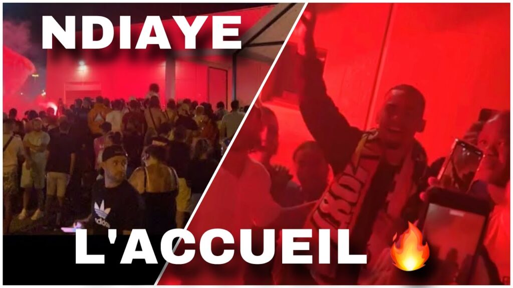 L’ACCUEIL DE ILIMANE NDIAYE A L’AÉROPORT DE MARSEILLE 💙🤍