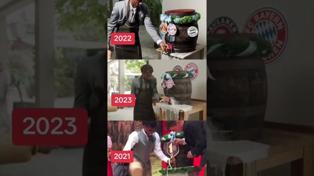 Kingsley Coman is back at it again 😂 (via @FC Bayern/TT) #shorts