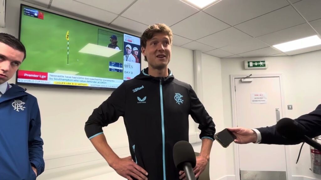 Sam Lammers opens up on early Ibrox experience