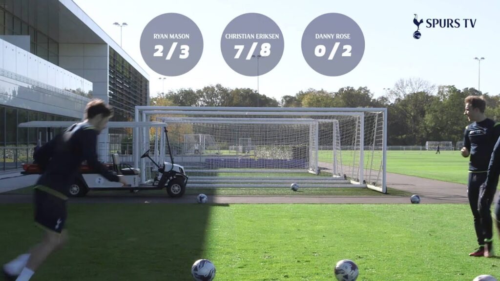 Spurs Crossbar Challenge - Christian Eriksen Masterclass!