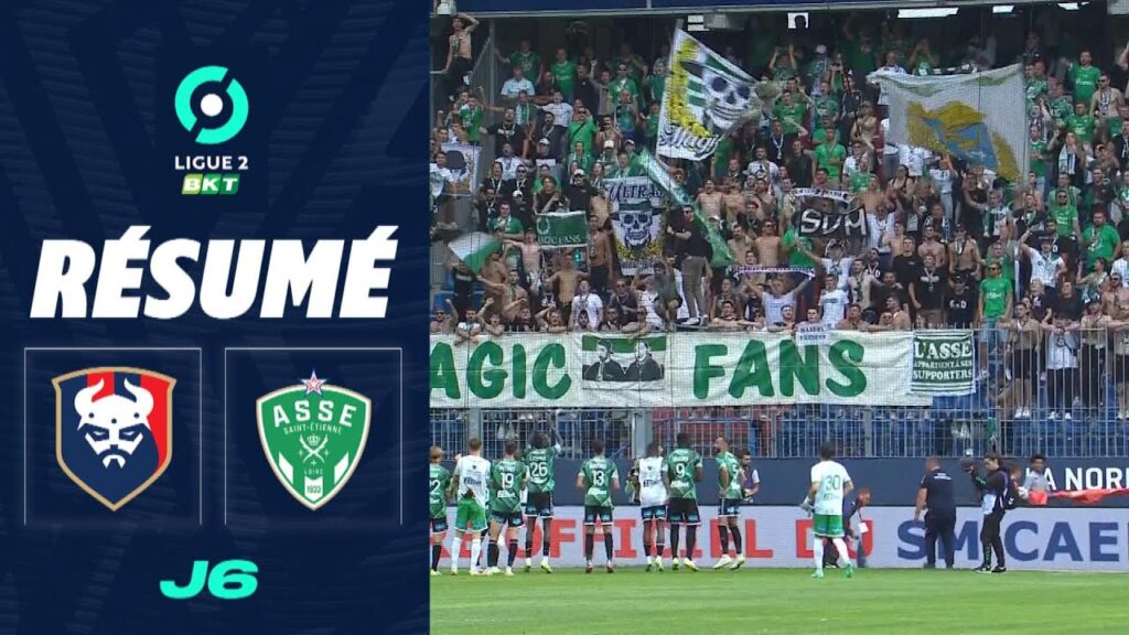 STADE MALHERBE CAEN - AS SAINT-ÉTIENNE (1 - 2) - Résumé - (SMC - ASSE) / 2023-2024