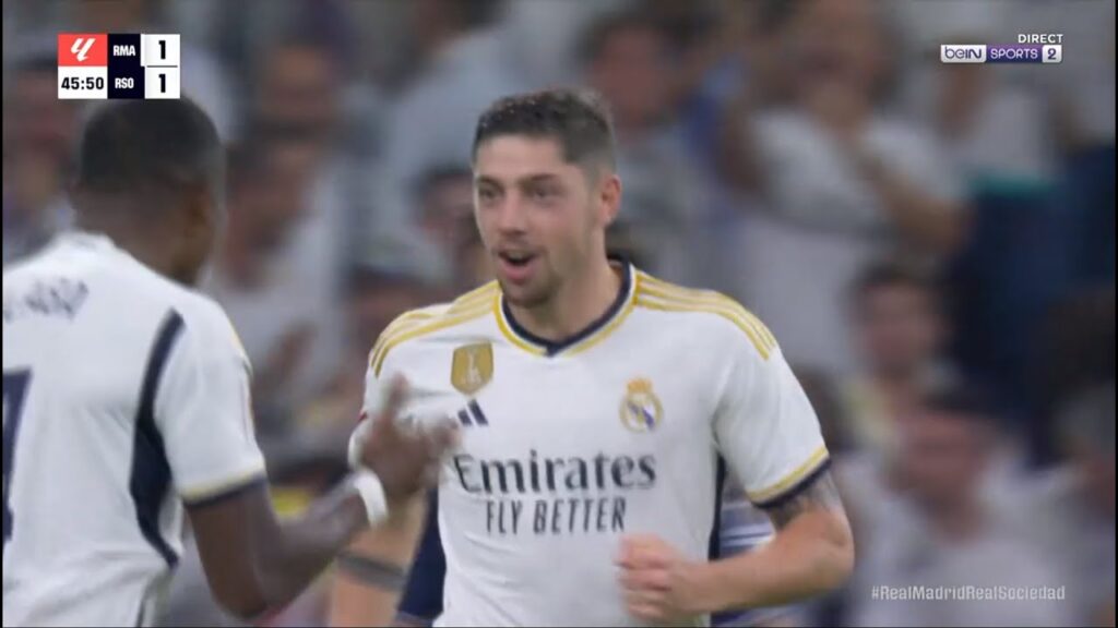 Federico Valverde Goal - Real Madrid vs Real Sociedad 2-1 2023