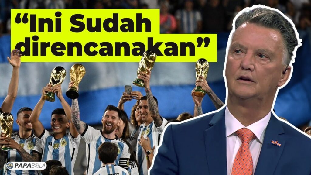 8 Bulan Berlalu dan Van Gaal Masih Tak Terima Messi Bawa Argentina Juara Piala Dunia 2022