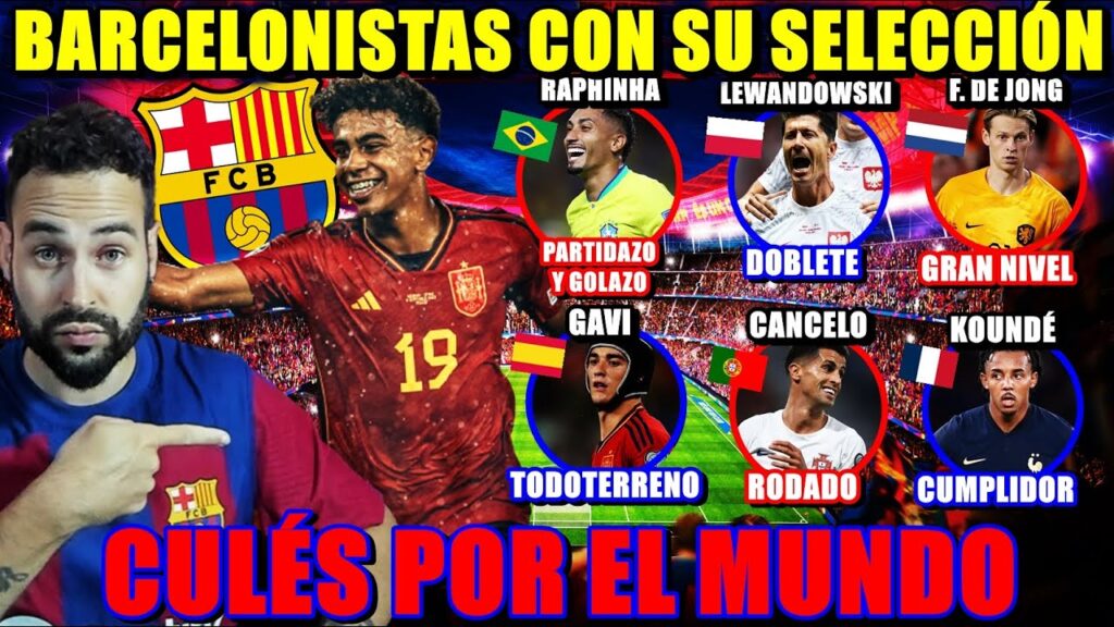 🚨RAPHINHA BRILLA con BRASIL, LEWANDOWSKI DOBLETE, GRAN LAMINE, KOUNDÉ LATERAL - CULÉS por el MUNDO