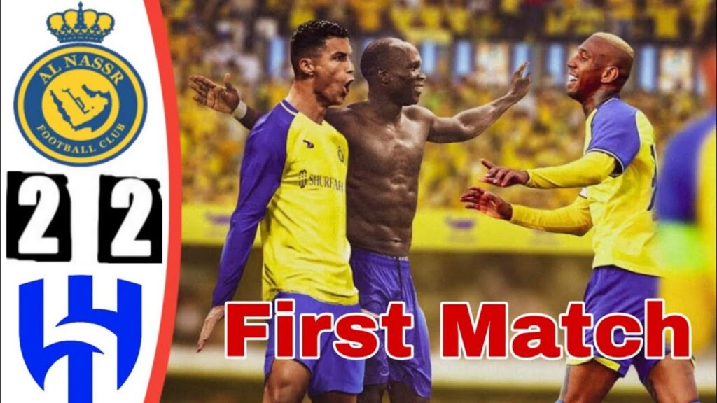 Al Nassr 2-2 Al Hilal Highlights & Ronaldo Goals