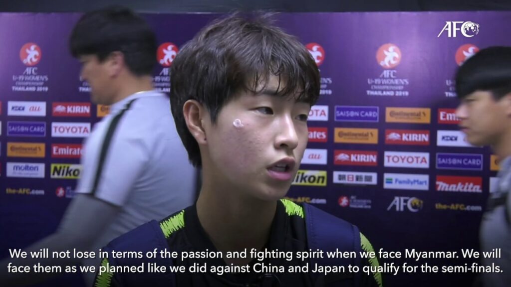 #AFCU19W : Cho Mi jin(KOR) Post-match reaction