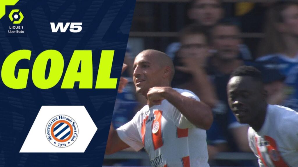 Goal Wahbi KHAZRI (35' - MHSC) RC STRASBOURG ALSACE - MONTPELLIER HÉRAULT SC (2-2) 23/24