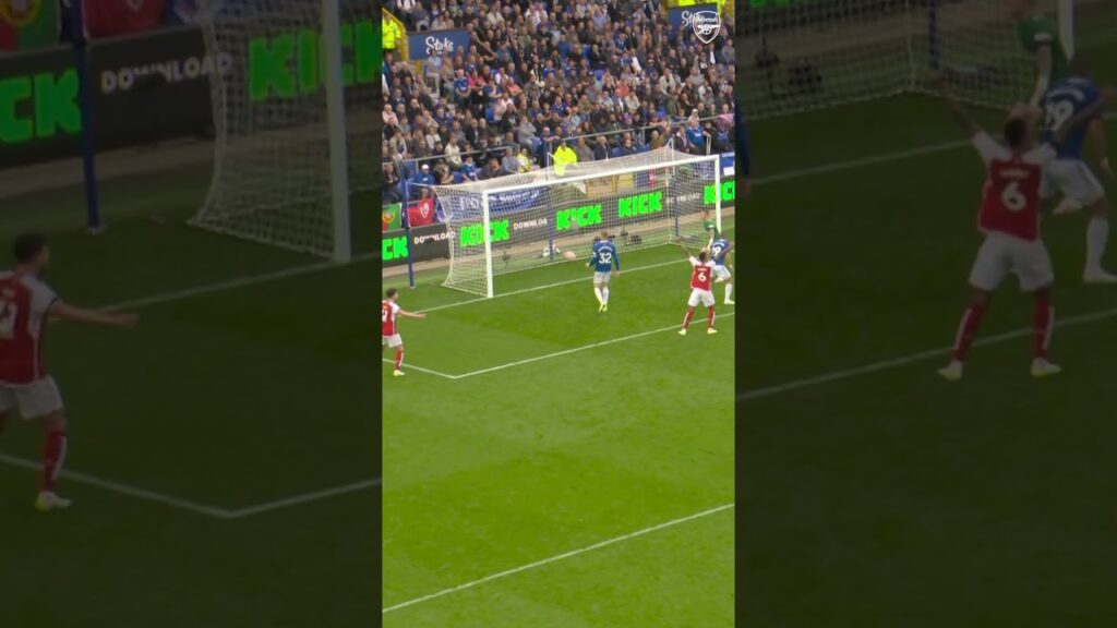 Leandro Trossard scores the winner against Everton!