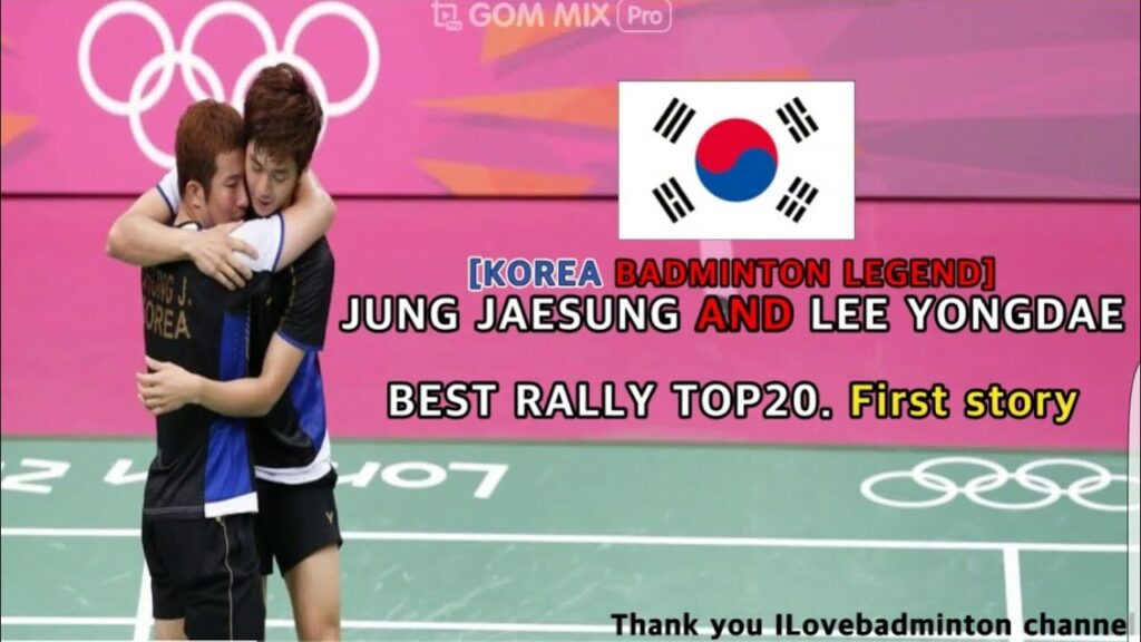 Amazing Badminton RALLY TOP20. Badminton Player JUNG JAESUNG / LEE YONGDAE First story
