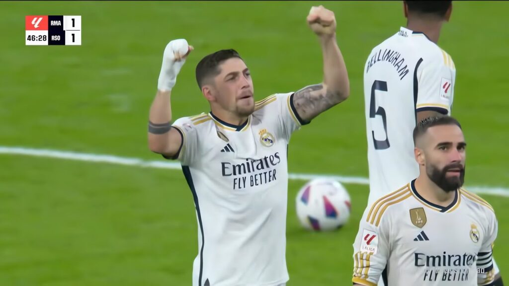 Federico Valverde vs Real Sociedad Home (17/09/2023) HD 1080i