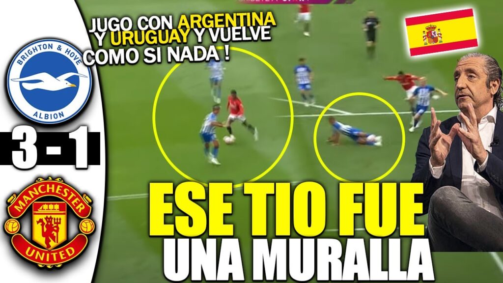 LA SALVADA de PERVIS que SORPRENDIÓ a la Prensa ESPAÑOLA !!! Y DIO TRIUNFO SOBRE EL MANCHESTER