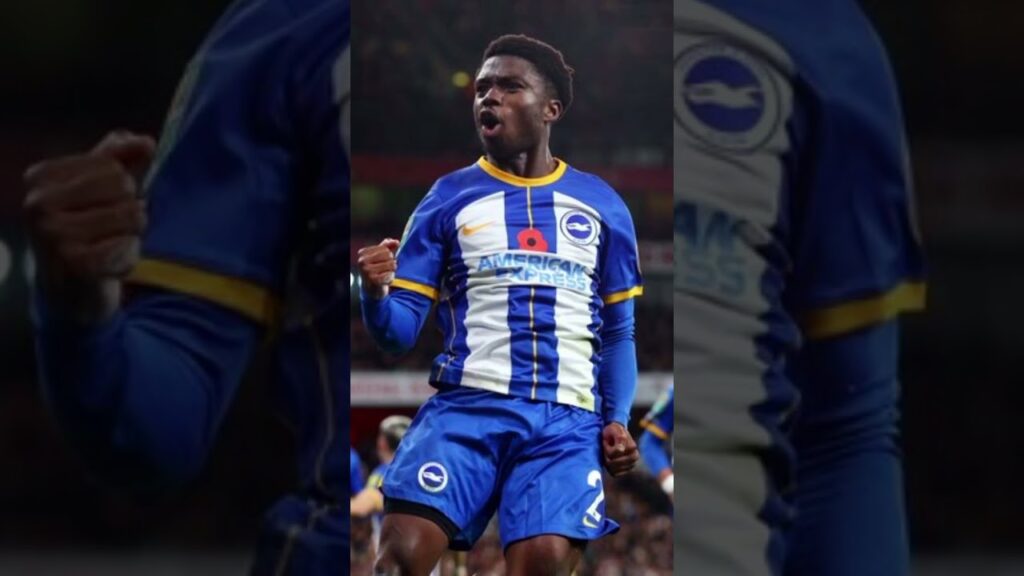 Tariq Lamptey Vs Manchester United & POTM Award #shorts