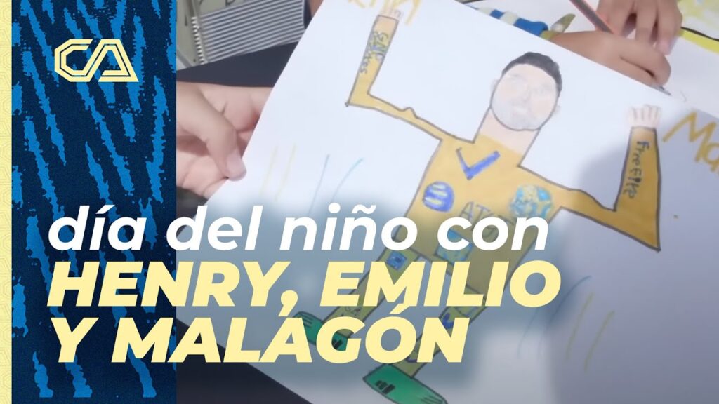 Día del niño con Henry Martín, Emilio Lara y Luis Ángel Malagón | Niños hacen dibujos | Club América