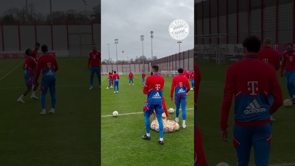 Welcome back! Nous ist zurück im Teamtraining  🤩👋 #FCBayern #Mazraoui