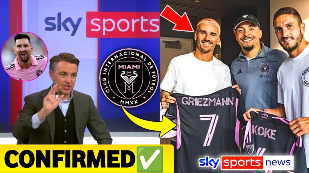 CONFIRMED✅ Antoine Griezmann to join Lionel Messi at Inter Miami! Sky Sports News | Messi News