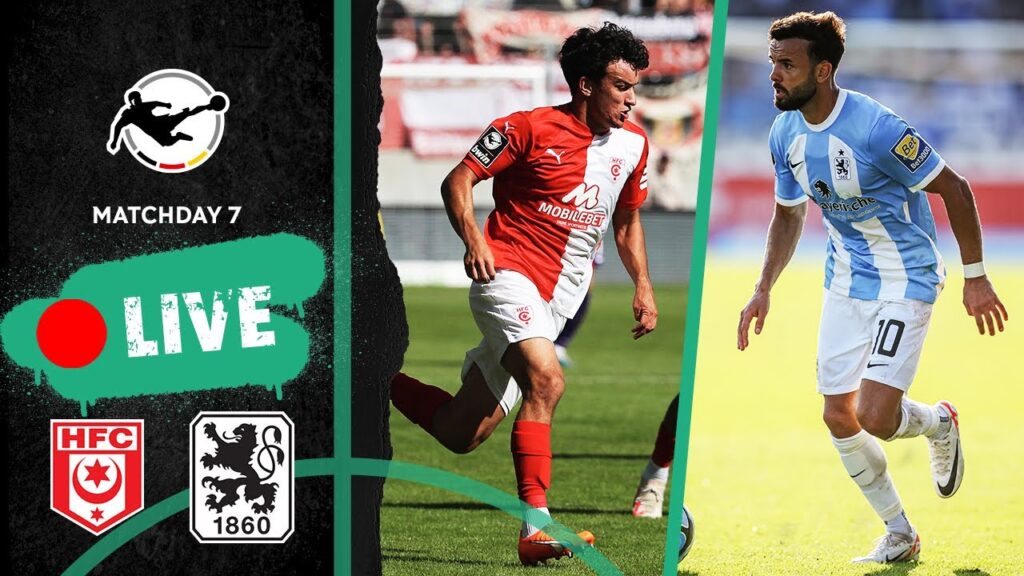 LIVE 🔴 Hallescher FC vs. 1860 München | 3rd Division 2023/24