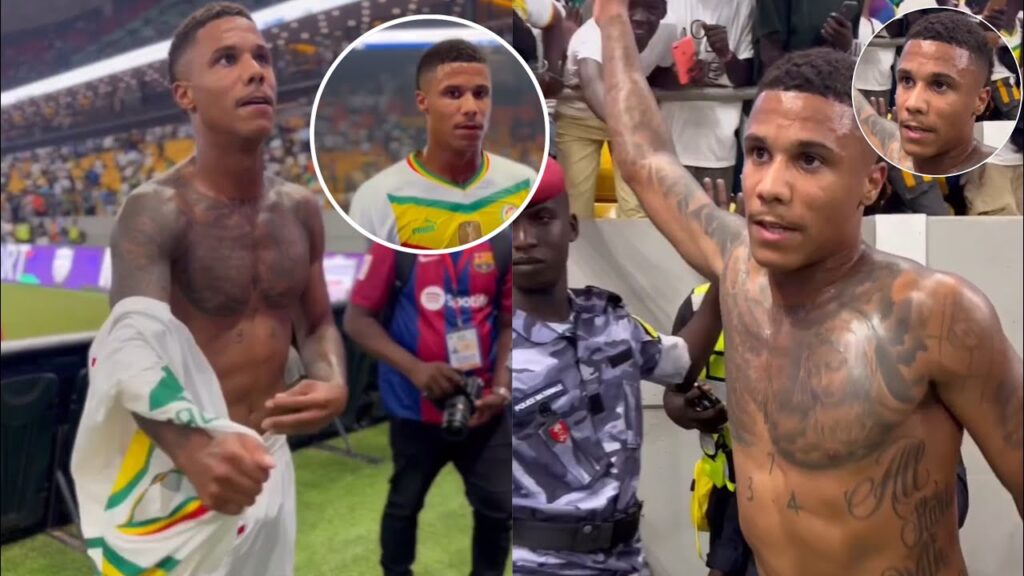 Regardez la complicité entre Ismail Jakobs et les supporters du Sénégal