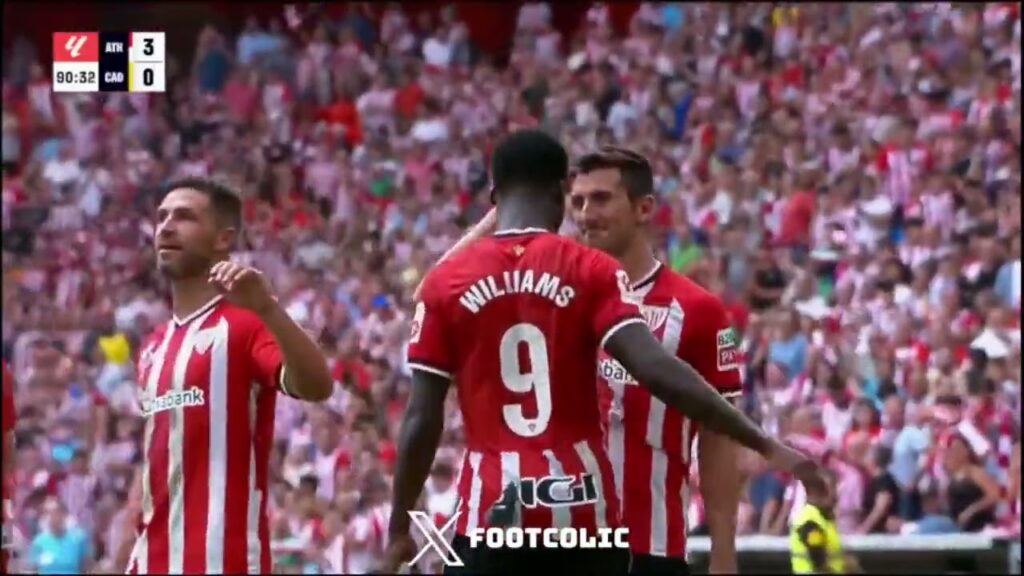 Inaki Williams goal against Cadiz
