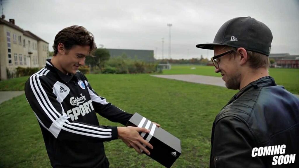Unisport Special Boot Delivery to FC Copenhagen midfielder Thomas Delaney