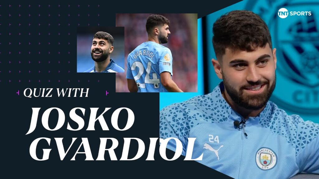 "If it's goals, Haaland's a safe bet!" 🤣 Josko Gvardiol takes on Joleon Lescott's Man City quiz