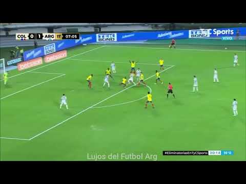 el golazo de Leandro Paredes en la selección Argentina por eliminatorias. | Colombia vs Argentina