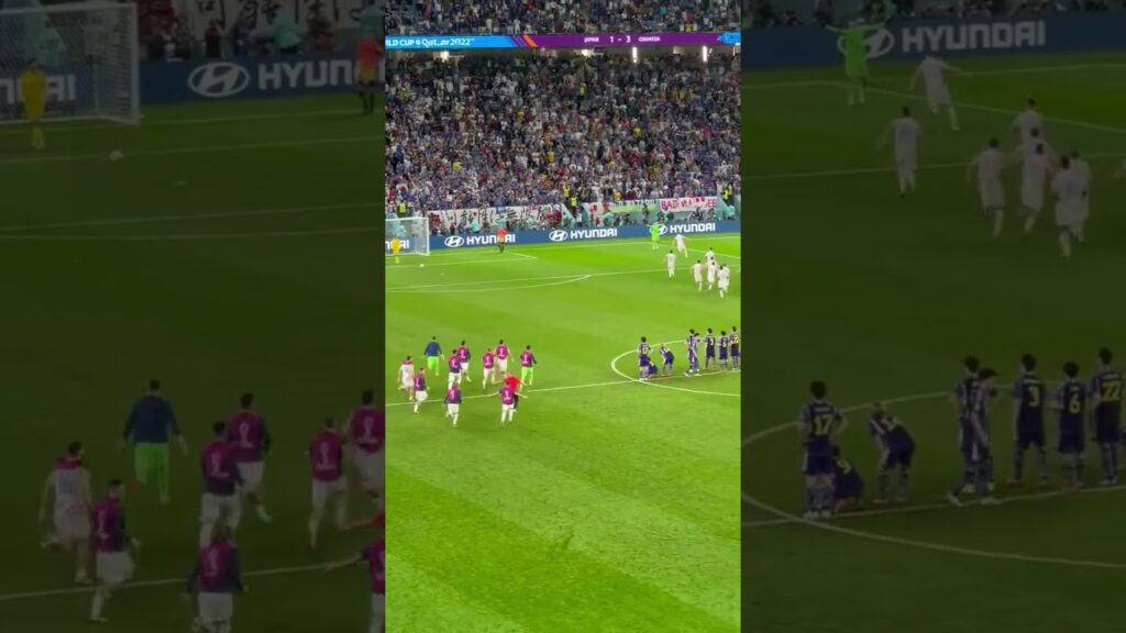 Croatia fans reaction on Pašalić winning Penalty Goal against Japan #shorts