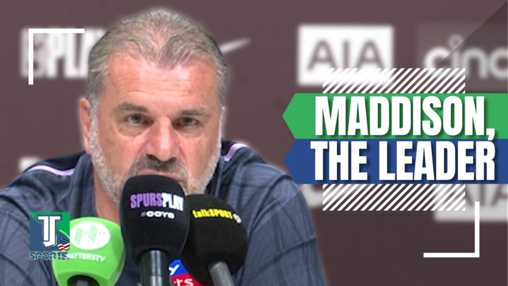 Ange Postecoglou EXPECTS James Maddison to 'BE A LEADER' at Spurs