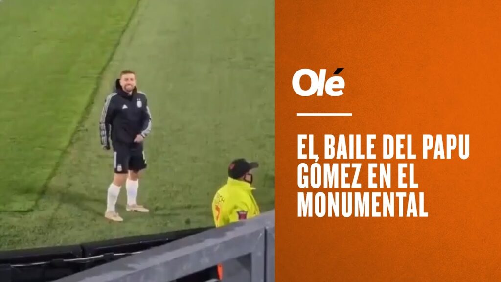 Lo pidió la gente y cumplió: el baile del Papu Gómez en el Monumental