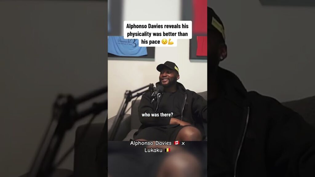 Alphonso Davies reveals his physicality was better than his pace 😯💪 #alphonsodavies
