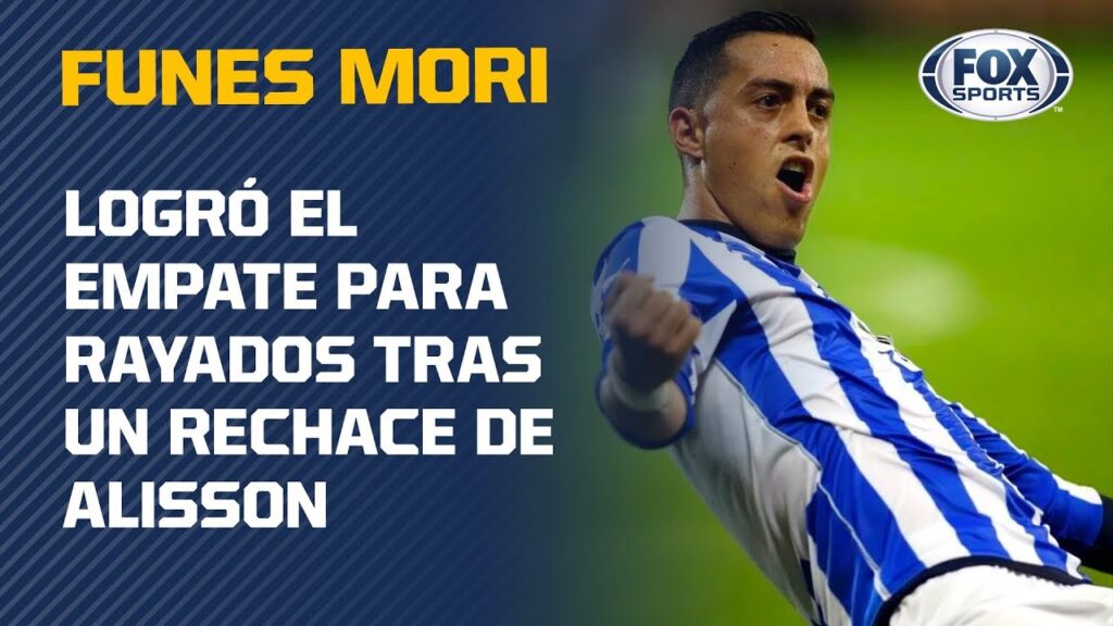 GOL de Rogelio Funes Mori ante Liverpool para el 1-1 de Rayados