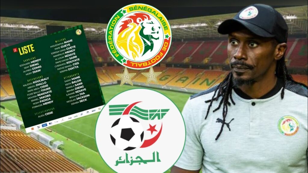 Senegal vs Algérie : Une liste de 24 joueurs plutôt que 27🇸🇳 a voir si Aliou Cissé va...