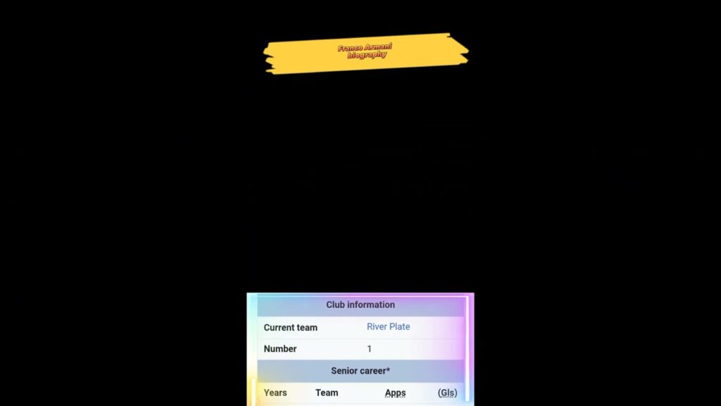 Biography of Franco Armani football player || #fifaworldcup  @alsido @SKILLERyt @AshStudio7