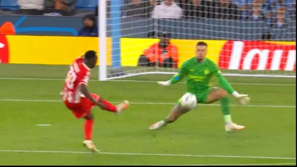 Osman Bukari Goal vs Manchester City at UEFA Champions League, Manchester City vs Crvena Zvezda