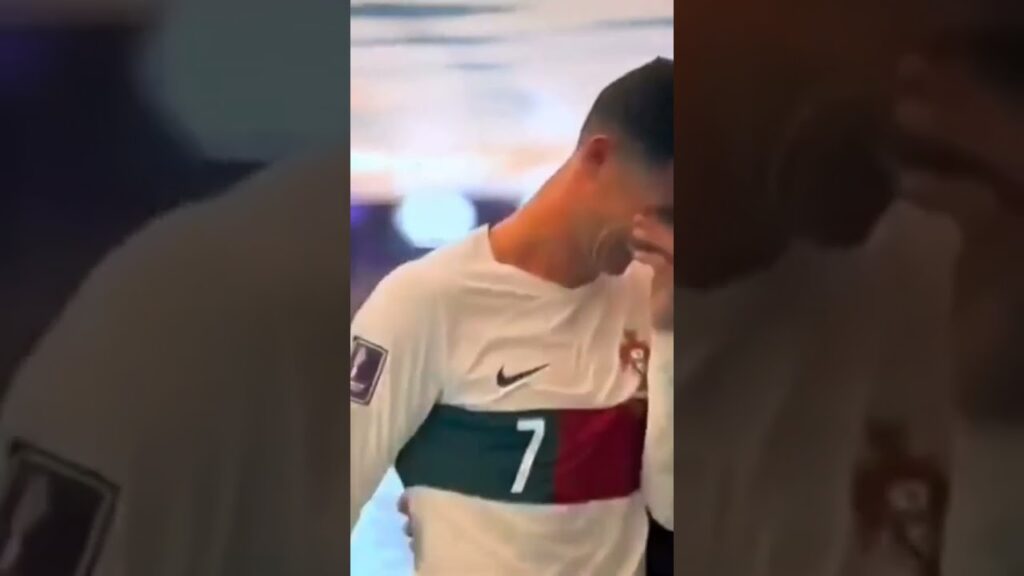 Ronaldo criying 😭after loosing match against maraco fifa World Cup 2022