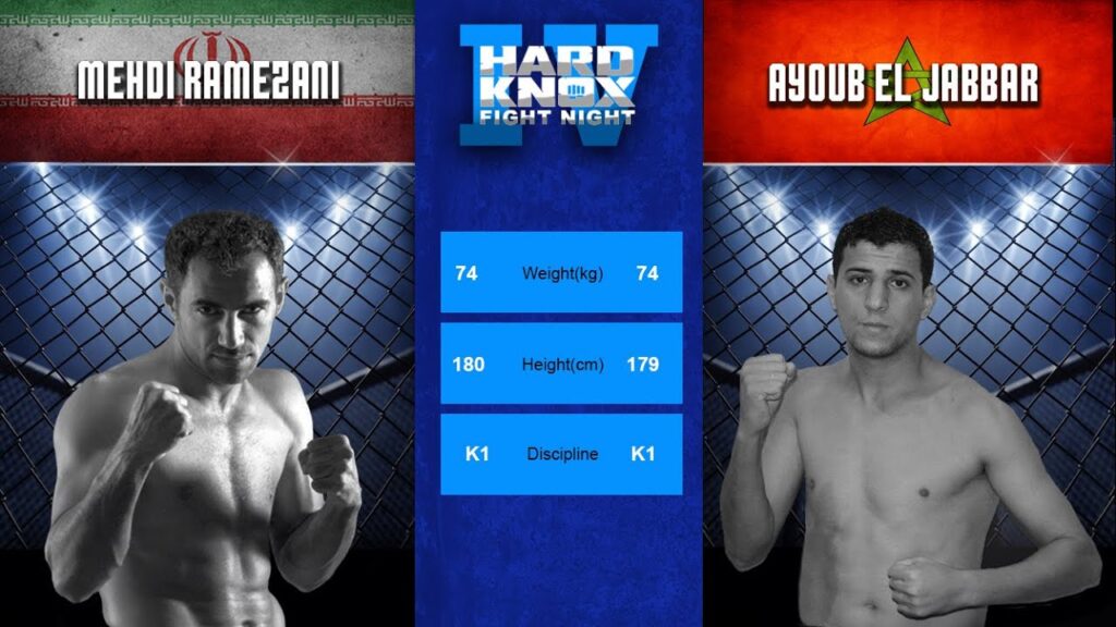 HKFN IV Medi Ramezani (Iran) VS Ayoub El Jabbar (Morocco) A VETERAN OF THE SPORT VS AN UP AND COMER!