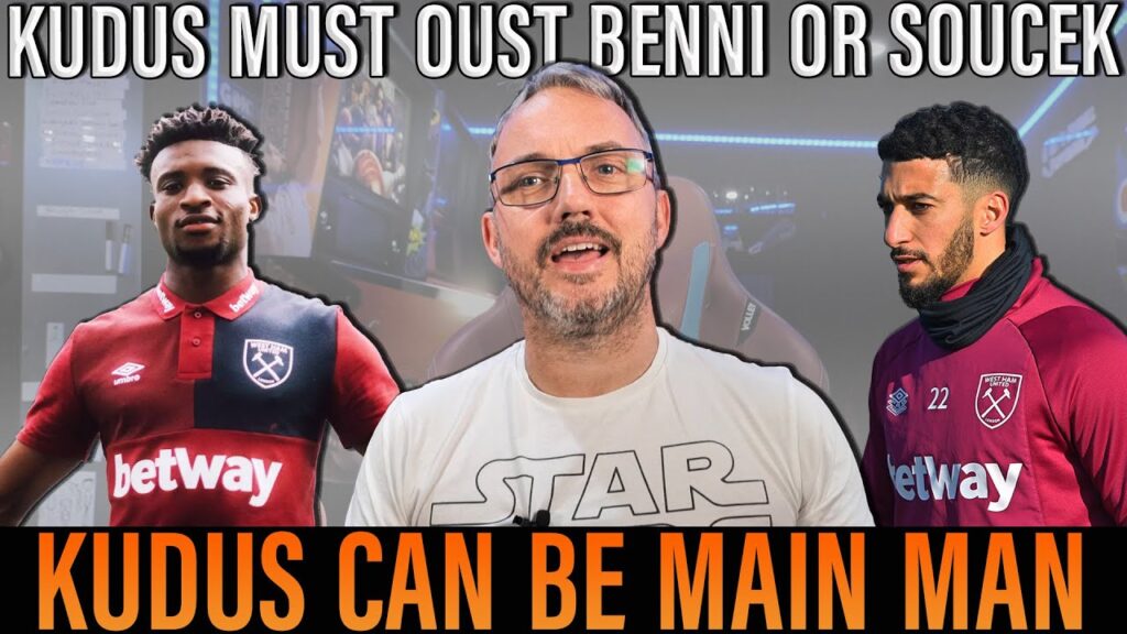 Mohammed Kudus ready to take Benrahma's or Soucek's place at West Ham? | Europa League debut coming