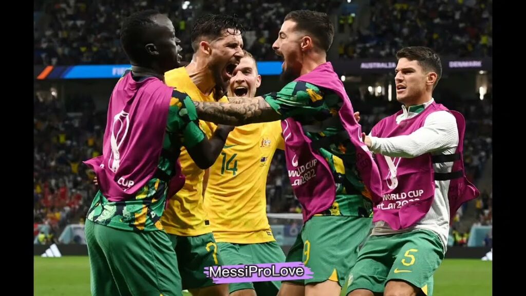Mathew Leckie goal vs Denmark,Australia vs Denmark 1-0, Highlights FIFa World Cup Qatar 2022🔥🤩🇭🇲😍