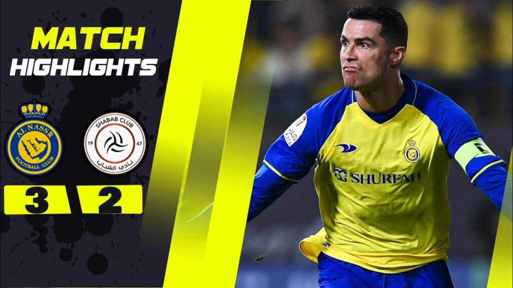 Cristiano Ronaldo Unbelievable Goal | Al Nassr vs Al Shabab 3-2 - Highlights & Goals - 2023