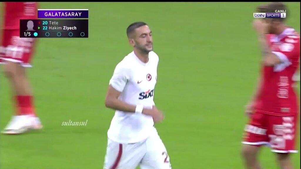 Hakim Ziyech Debut For Galatasaray | حكيم زياش في اول ظهور مع غلطة سراي