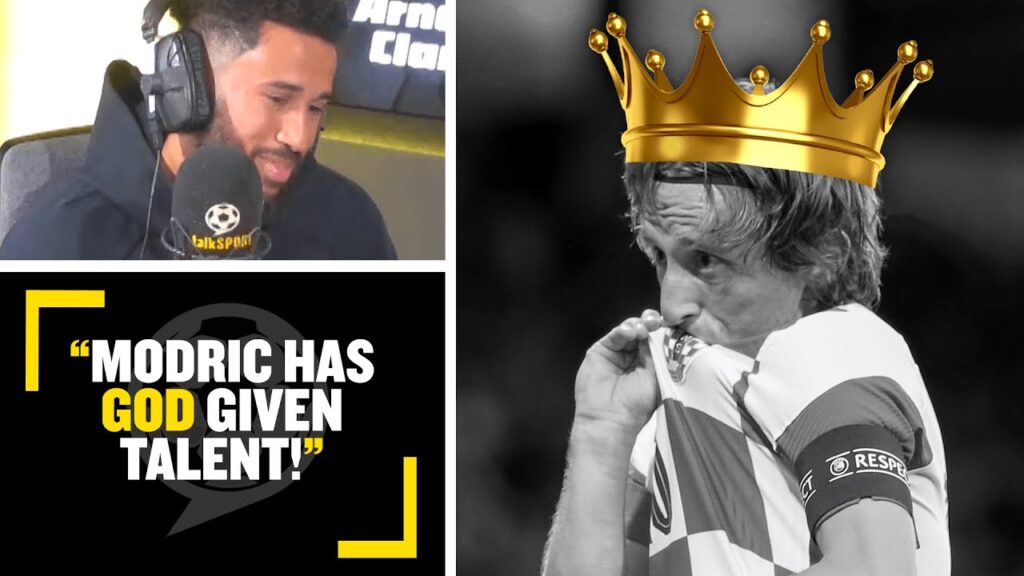 "MODRIC HAS GOD GIVEN TALENT!"👏 Andros Townsend reveals all about Croatia star Luka Modric...