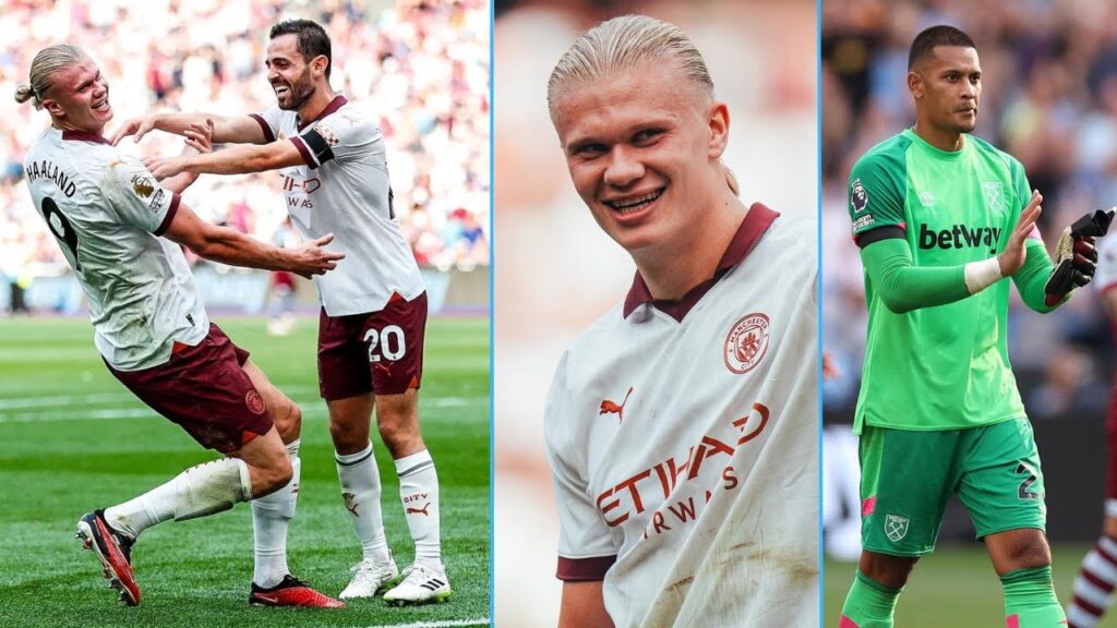 Manchester City 3-1 West Ham 🤯 Haaland vs Areola incredible saves #haaland