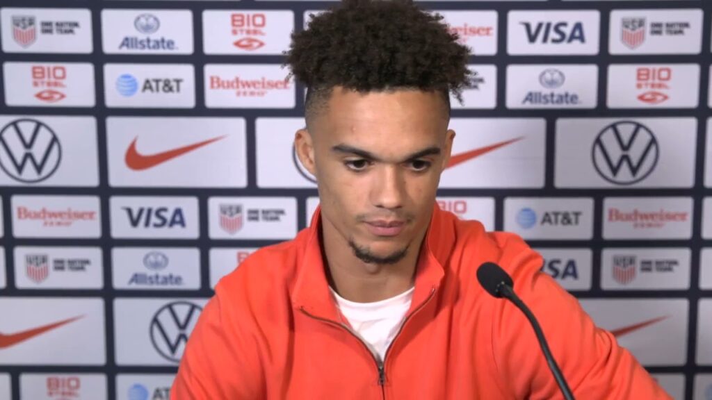 Antonee Robinson ahead of the WCQ game vs Costa Rica Antonee Robinson ahead of the WCQ game vs Costa Rica
