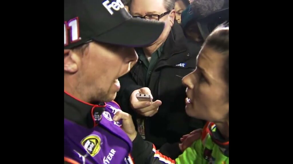 ‘WHAT ARE YOU DOING?!’ Danica Patrick confronts Denny Hamlin | #shorts | NASCAR ‘WHAT ARE YOU DOING?!’ Danica Patrick confronts Denny Hamlin | #shorts | NASCAR