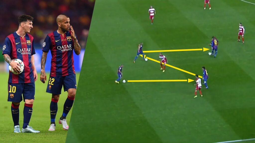 Messi + Alves = Unstoppable