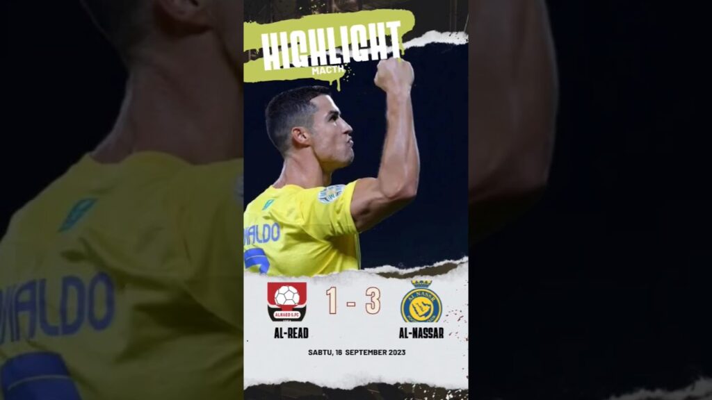 Al Read (1)vs(3) Al Nassar highlight all goal FullHD #highlights #bola #football #cristianoronaldo