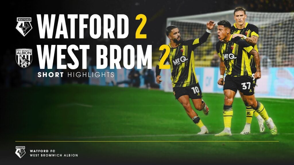 CRAZY FIRST HALF! | Watford 2-2 West Bromwich Albion | Short Highlights