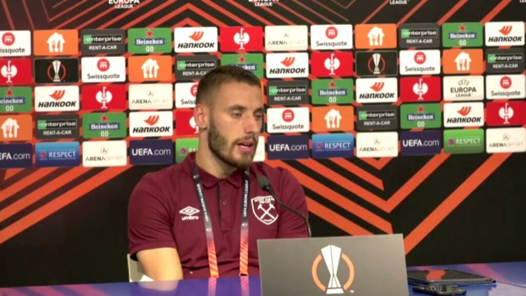 Nikola Vlasic West Ham - Man United are a top team I would love to play against them! #westham